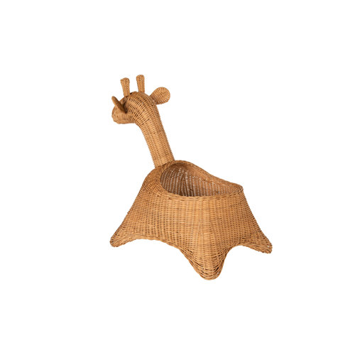 Bayou Breeze Quamba Giraffe Wicker Basket & Reviews Wayfair